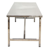 Dining table in steel