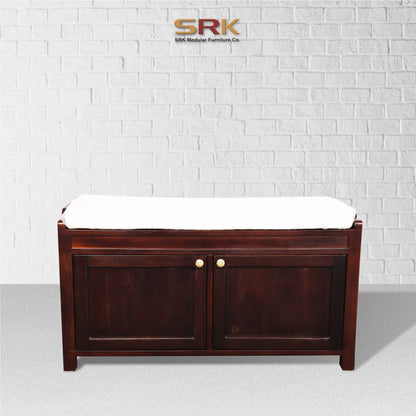 Handmade 2 Doors Wooden Home Centre Lewis With Cushion Console Table
