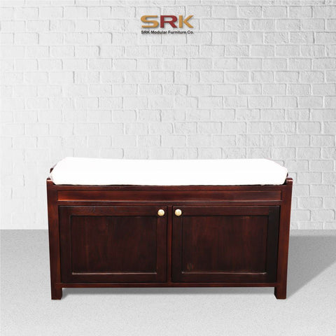 Handmade 2 Doors Wooden Home Centre Lewis With Cushion Console Table