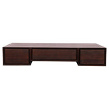 FLOATING TV Unit in Dark Walnut Finish WITH DRAWERS