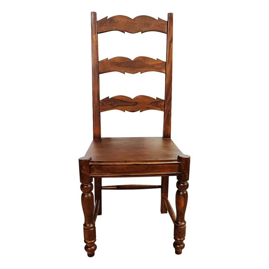 Chair Natural Walnut Finish In Acacia Wood for living Room