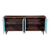 Console Table In Sky Blue Color