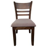 Wood Dark teak Finish With Dining Table And Chair
