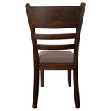 Wood Dark teak Finish With Dining Table And Chair