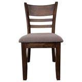 Wood Dark teak Finish With Dining Table And Chair