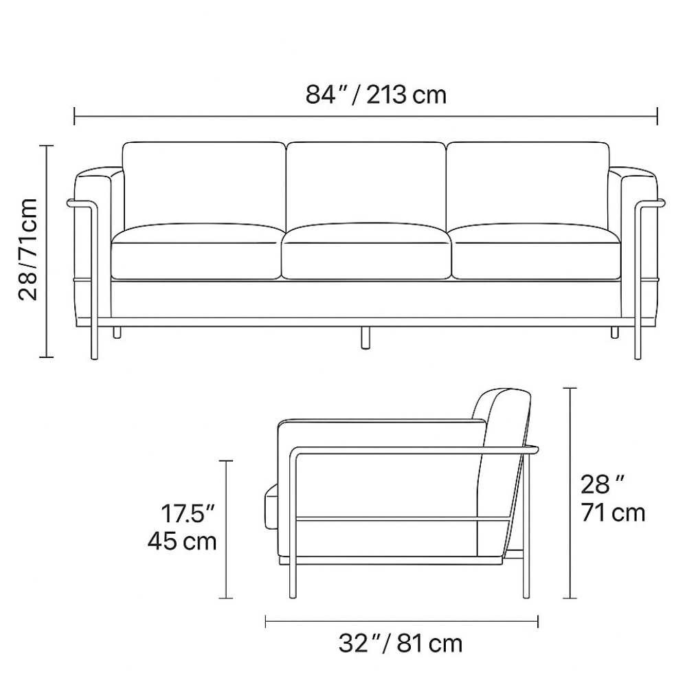 Krama – Modern Leatherette Sofa