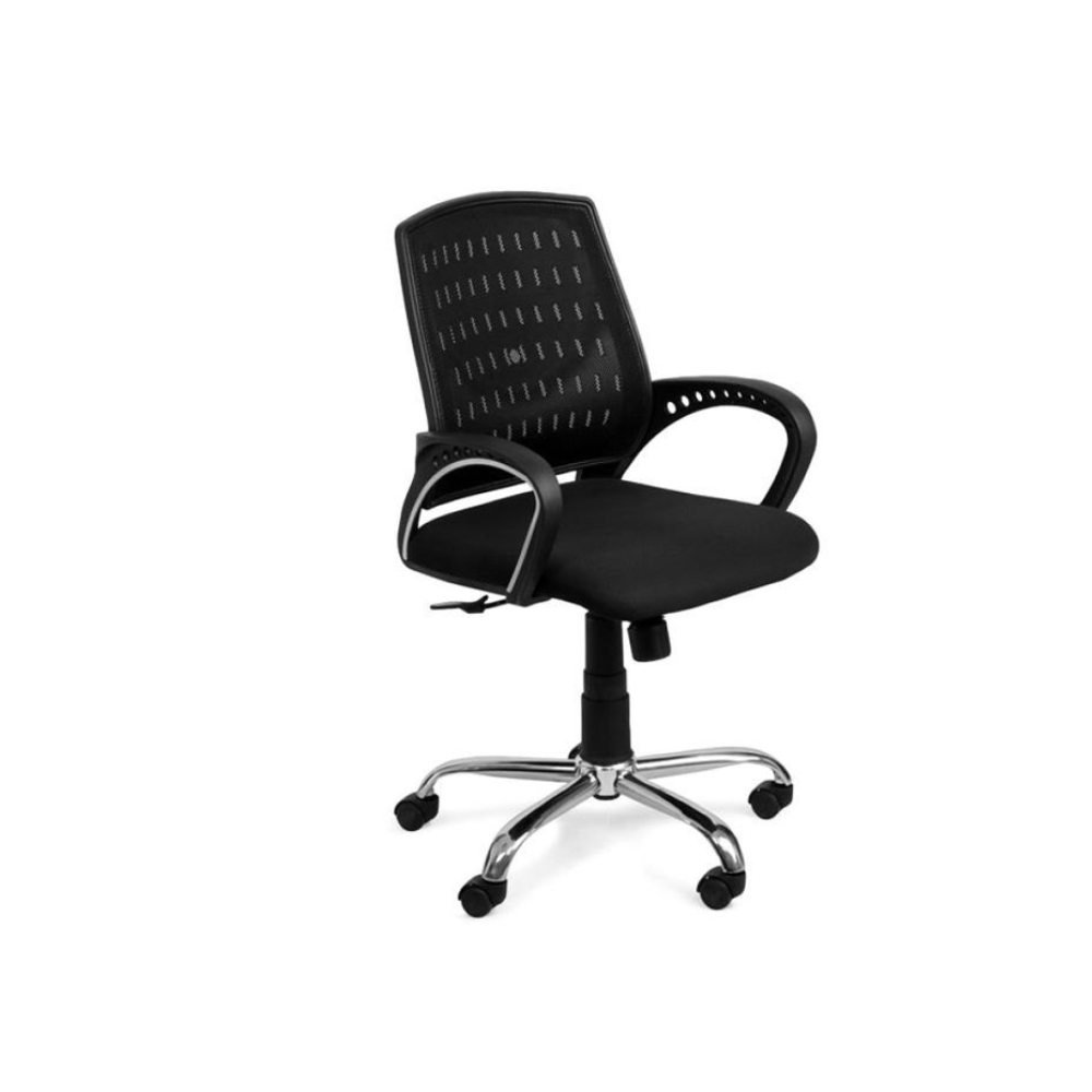 Metal Frame Chair In Leather Office Chair