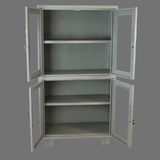 Metal Almirah with double door Glass
