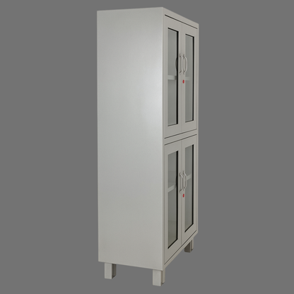 Metal Almirah with double door Glass