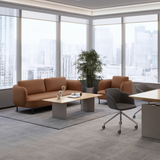 The Aurex Executive Office Set | Premium Desk, Lounge Sofa & Center Table Combo