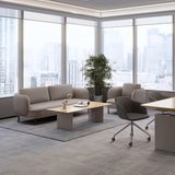 The Aurex Executive Office Set | Premium Desk, Lounge Sofa & Center Table Combo