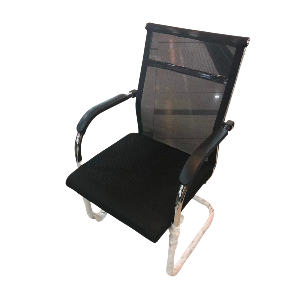 Metal Frame Chair In Leather Office Chair