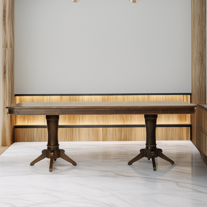 Timeless Solid Wood Dining Table  Elegant Centerpiece for Your Home
