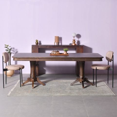 Timeless Solid Wood Dining Table  Elegant Centerpiece for Your Home
