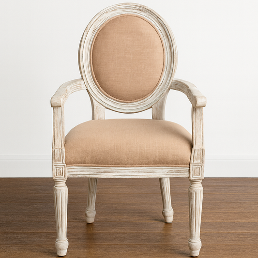 Vintage Elegance Louis-Style Armchair