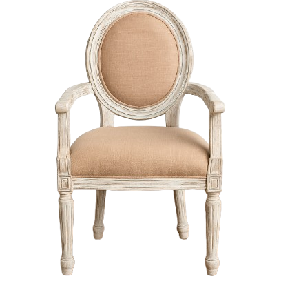 Vintage Elegance Louis-Style Armchair