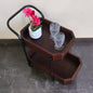 Wood & Metal Bar Trolley / Serving Cart