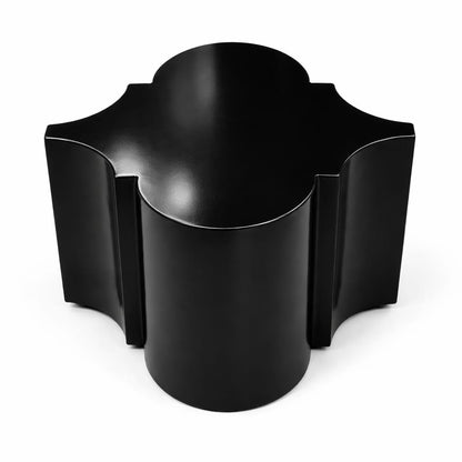 Quatrefoil Accent Table – High Gloss Sculptural Side Table