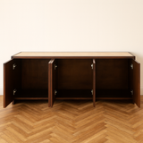 Sideboard Walnut Finish Style Dressers Storage