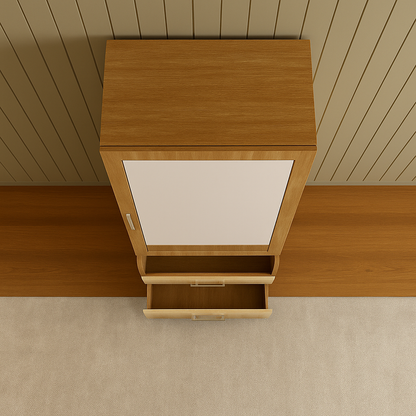 Aurelia Wooden Dressing Table with Mirror