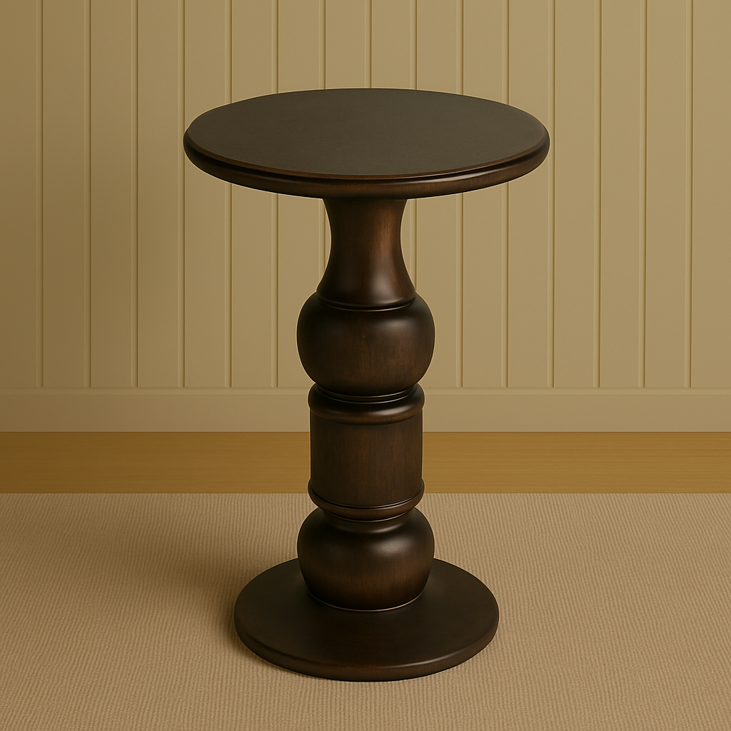 Arden Classic Wooden Pedestal Side Table Collection