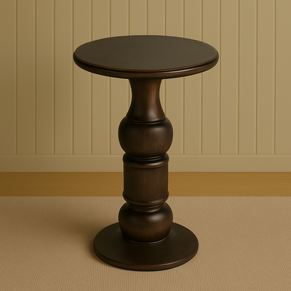 Arden Classic Wooden Pedestal Side Table Collection