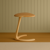 Serenica C-Shaped Wooden Accent Table Collection