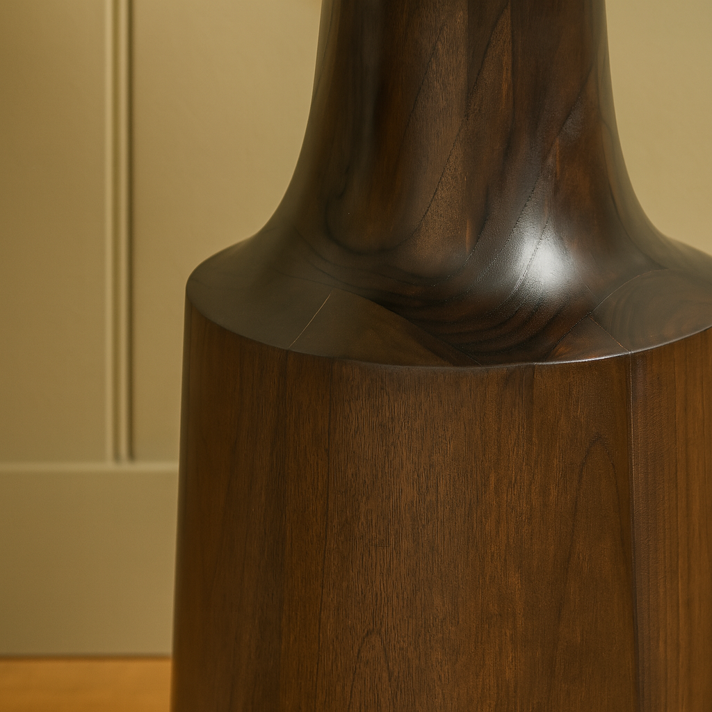 Obsidian Pedestal Side Table Collection
