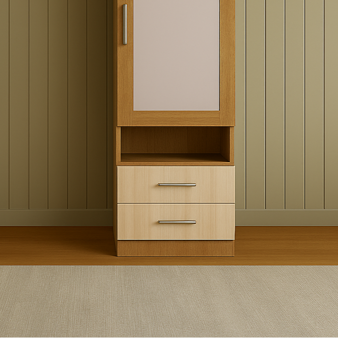 Aurelia Wooden Dressing Table with Mirror