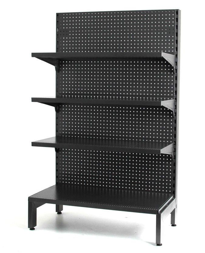 Perforated Display Rack | Heavy-Duty Metal Retail Shelving Unit | SRK Modular Furniture