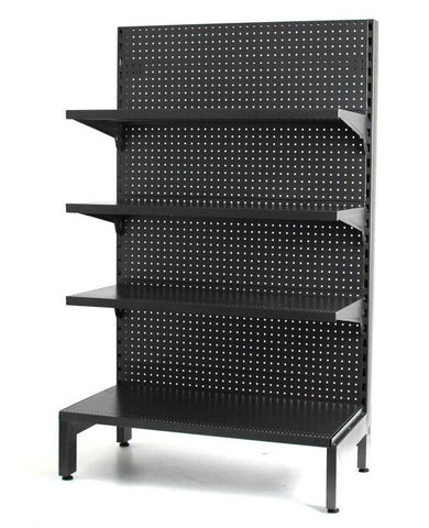 Perforated Display Rack | Heavy-Duty Metal Retail Shelving Unit | SRK Modular Furniture