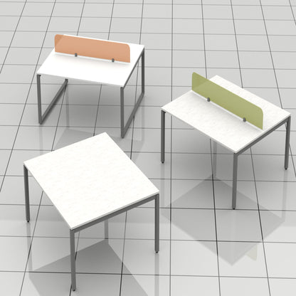 Work Stations (Face to Face Work Station ) With Light Blue Color Pin Board  Wire Raceway Underneath The table along