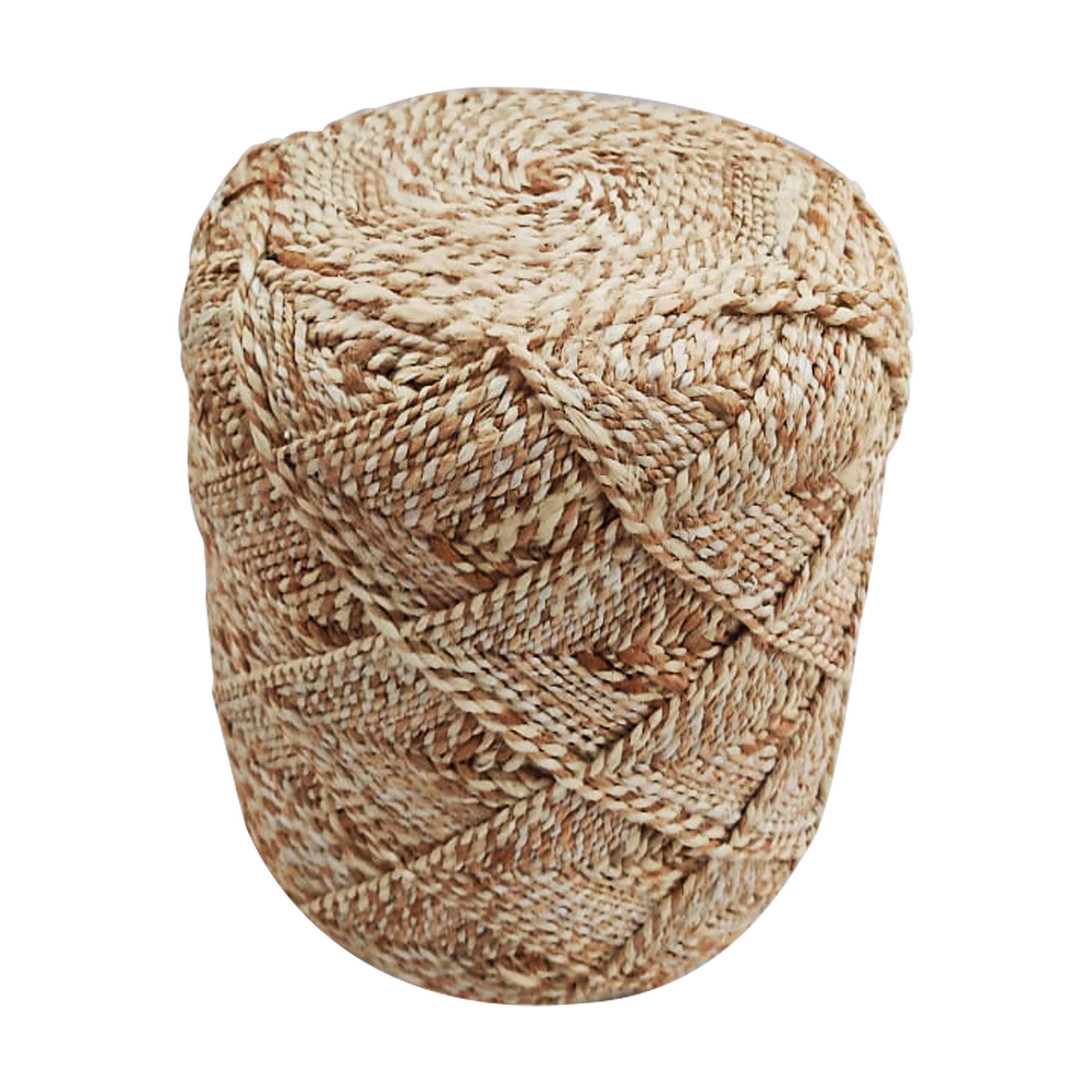 Jute Cylinder pouf