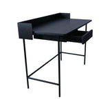 Black Color Study table With Rack