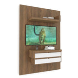 T.V unit in engineered wood Teak finish t.v stand