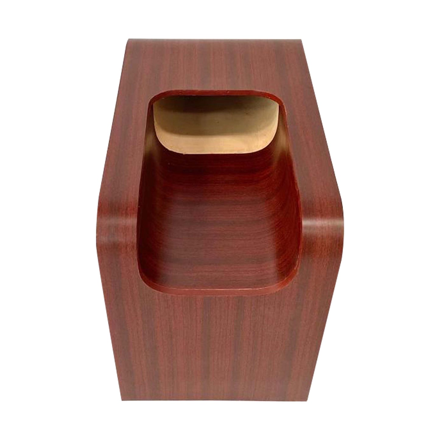 Side Table / End table Natural Teak , Red oak, black