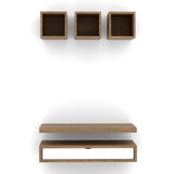 TV Entertainment Unit/ With Set Top Box Stand and Display Rack T.V Unit in particle board