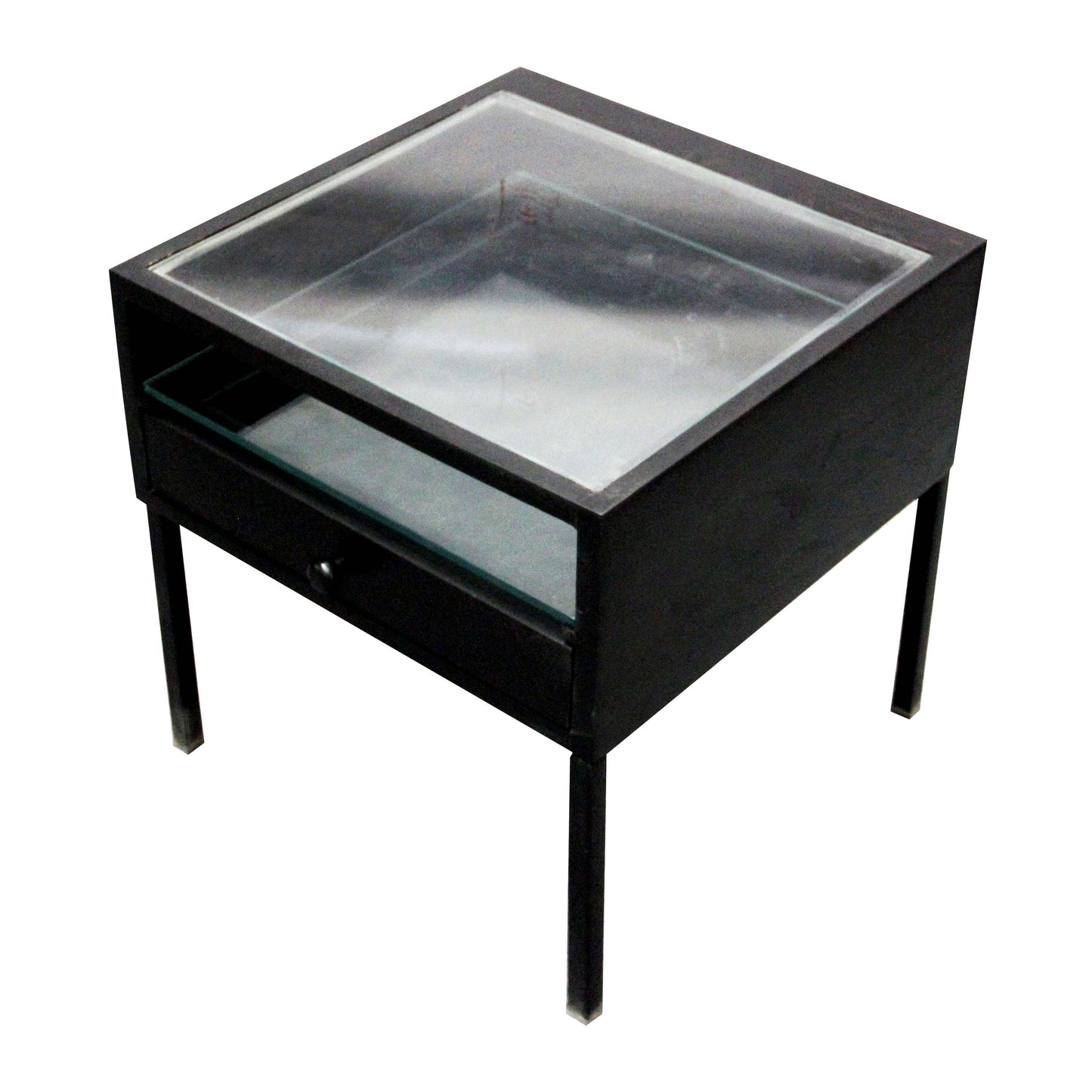 solid wood natural mango finish antique design bedside console table