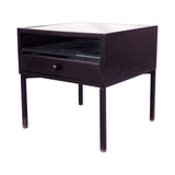 solid wood natural mango finish antique design bedside console table