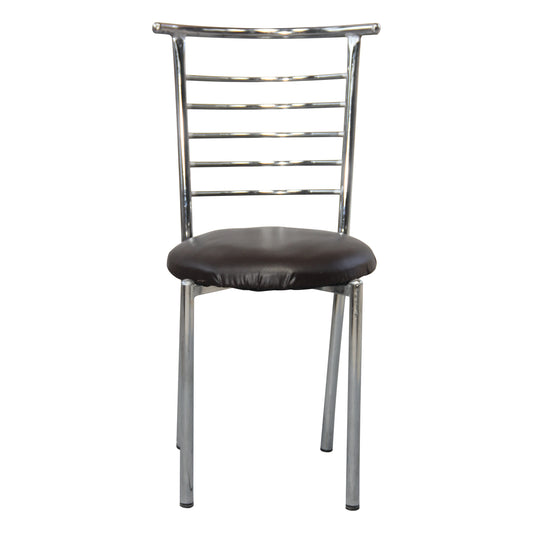 Wooden Chair Natural Colour Brass Shine