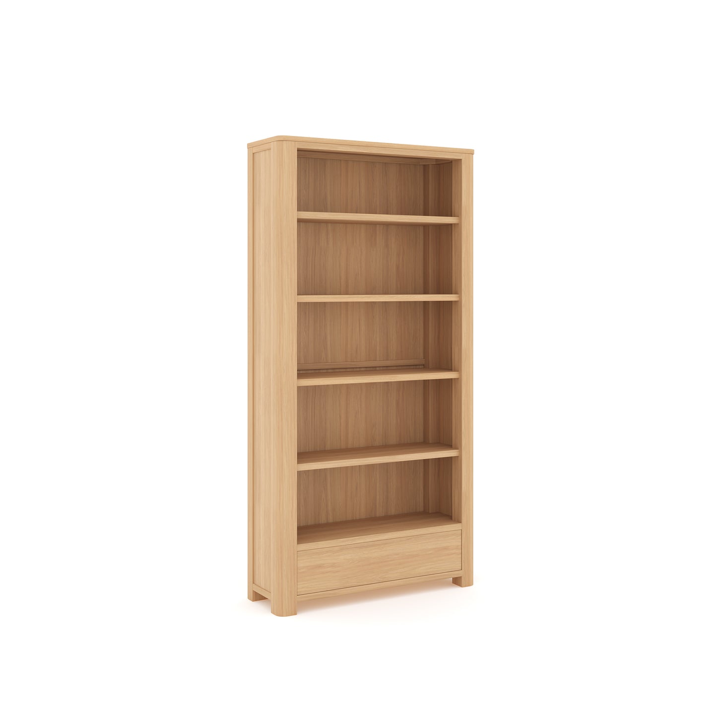 Wooden Bookacse / Display Cabinet / Storage Rack in Oak wood Finish
