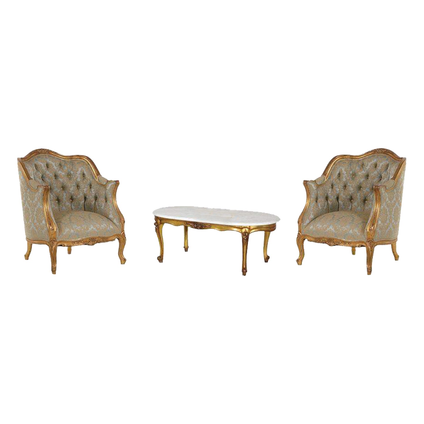 Luxury Sofa Lounge Chair For Living Room With Coffee Table