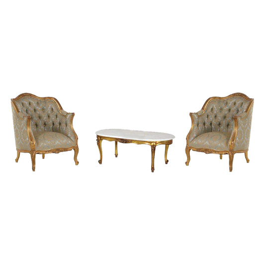 Luxury Sofa Lounge Chair For Living Room With Coffee Table