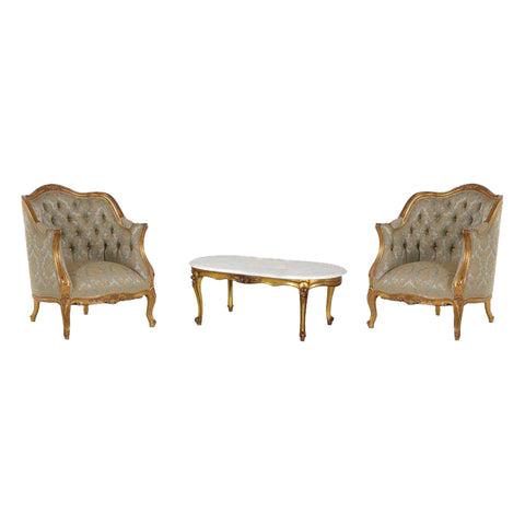 Luxury Sofa Lounge Chair For Living Room With Coffee Table